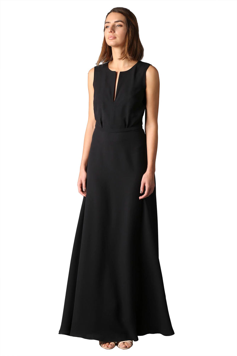 Valentina Black Maxi Dress